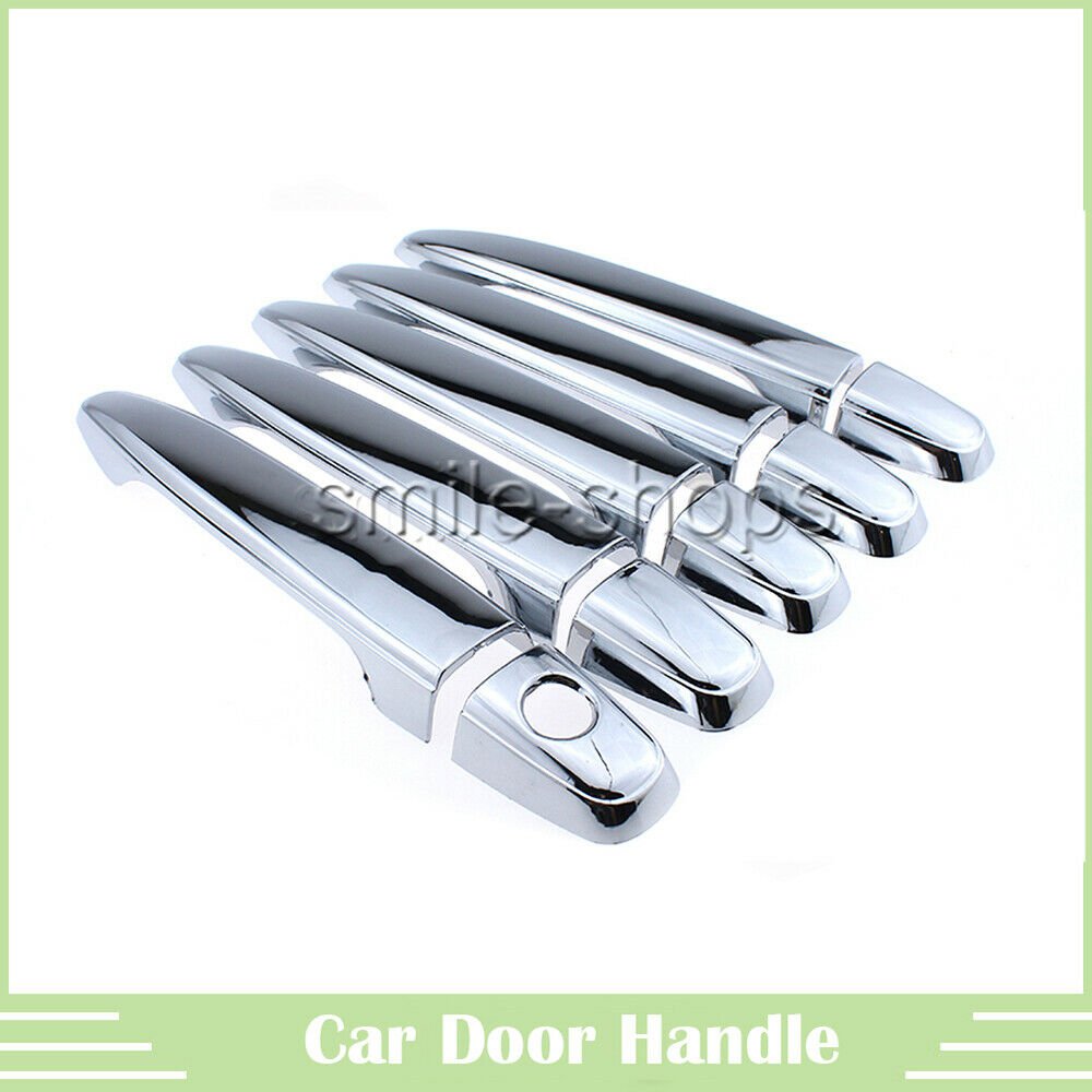 10X Chrome Door Handle Cover Trim Fit Toyota Land Cruiser Prado Fj120 2003-2009