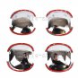 Set Chrome Door Handle Bowl Cover Cup Trim Fit For 2011-2015 Kia Sportage