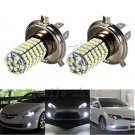 2pcs Bright White 120-SMD H4 HB2 LED Bulbs For Car Truck Fog Light Driving Light