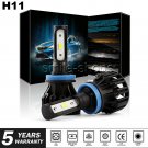 2pcs H11 LED Headlight 6000K 2018 1620W 243000LM COB Low Beam Bulbs High Power