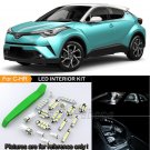 10Pcs 6000K White Interior LED Light Package Kit For 2018 Toyota C-HR CHR + Tool