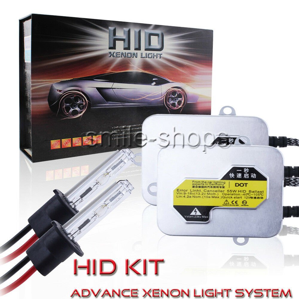 AC 55W QUICK START Super Slim HID Xenon Bulbs Conversion Kit 9006 HB4 Low Beam