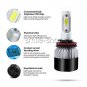 H11 H9 Combo LED High/Low Beam Headlight Fog 6500K For 2007-2018 Nissan Altima