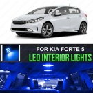 9x 10000K Ultra Blue Interior LED Lights Accessories Bulbs Forx 2018 Kia Forte 5