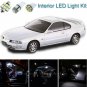 11pcs Pure White Interior LED Light Package Kit Deal For Honda Prelude 1992-1996