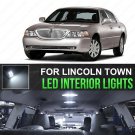 14x 6000K LED Lights Interior Package Kit For 2004 - 2006 2007 Lincoln Town Car
