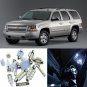 15pcs White Interior LED Light Package Kit for Tahoe/Suburban 2007-2014