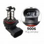2pcs 9006 HB4 27-SMD Car Fog/Driving DRL Headlight RGB LED Lamp + Remote Control