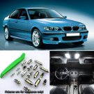 White 8pcs Interior LED Light Kit for 99-06 BMW 3 Series E46 318i + Free Tool