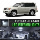 15PCS White LED Interior Lights Package For 1999 - 2007 Lexus LX470 + PRY TOOL