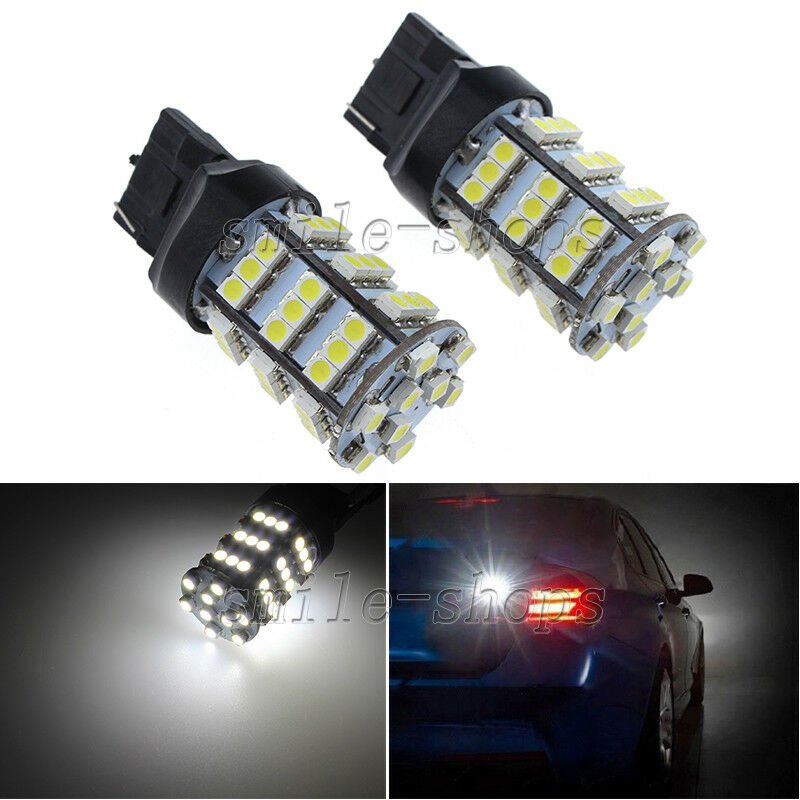 2pcs 7440 992A LED 54-SMD High Power White 6000K For Daytime Running Light DRL