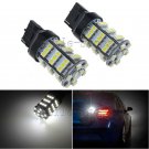 2pcs 7440 992A LED 54-SMD High Power White 6000K For Daytime Running Light DRL