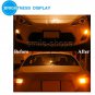 2x 92 LED 4014 Amber Yellow Car Turn Signal Parking DRL Light Bulb 7504 7440 T20