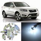 Bright White 10pcs Interior LED Light Kit for 2007-2012 Hyundai Santa Fe