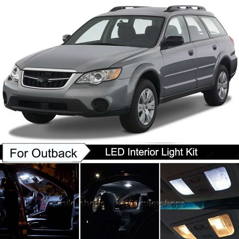 14pcs Xenon White Interior LED Light Package Kit Deal For Subaru Outback 00-09