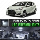 For 2015-2018 Toyota Prius Super Bright White Interior LED Lights Package Kit
