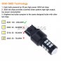 2x Super Blue 7440 30 SMD 3030 LED Light Bulb For Daytime Running Light DRL Lamp