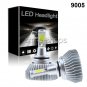 2x COB LED Car Headlight Kit 9005 HB3 H10 9140 9145 60W 6000K 8000LM Bulbs White