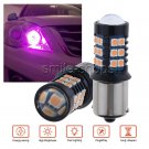 2Pcs 1156 P21W BA15S Lamp LED Light DRL Daytime Running Light Purple Pink Lamps