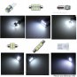 15pcs Bright White  for 2007-2012 Lincoln MKZ LED  Interior Light Package Kit