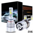 COB 1300W 195000LM H4 9003 HB2 LED Headlight Bulbs Kit Hi/Lo Beam 6000K White