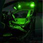 For Hyundai Accent 2012-2016 Green Interior LED Light Kit + Green License Light