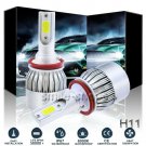 H11 H9 H8 LED Headlight Bulbs 1300W 195000LM Conversion Kit 6000K Diamond White