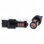 2pcs Red 7440 High Power 30SMD 3030 Chips Brake Stop Tail Parking LED Light Bulb