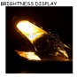 Amber Yellow W21W 7440 30 SMD 3030 Chips Turn Signal Brake Tail LED Light Bulbs