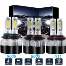 6x 9005 + H11 + 9006 LED Combo Headlight Kit 3960W 594000LM Hi Low Bulbs 6000K