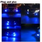 H4 HB2 9003 4014 LED 92 SMD Blue Projector Car Driving Fog Light Bulb Lamp DC12V