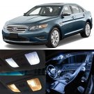 12pcs White LED Interior Bulbs + License Plate Lights Fit For 10-14 Ford Taurus