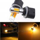 2pcs 880 899 Yellow Amber COB LED Projector Lens Bulb Car Driving Fog Light Lamp