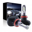 Bright White H11 H8 H9 50W 8000LM COB LED Headlight Bulb Kit Lamp Low Beam 6000K