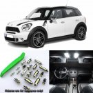 White 14pcs Interior LED Light Kit for 2011-2012 Mini Cooper R60 + Free Tool
