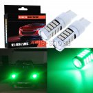 2pcs green High Power 92 4014 SMD LED Light Daytime Running Lights T20 7440 7504