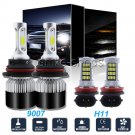 9007 LED Headlight+H11 Fog Light Bulbs Fit Nissan Frontier 2005-2018 Pure White