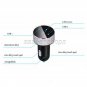 DC 5V 3.1A Dual USB Car Charger Voltage Display Cigarette Lighter Adapter Silver
