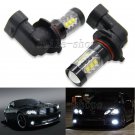 2pcs 12V White 9005 HB3 16-SMD LED Fog Light Driving Daytime Running Lamp 6000K