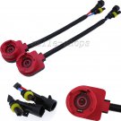 2pcs HID Bulbs Ballasts Converters Adapters Wire Harness for D2S D2R