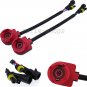 2pcs HID Bulbs Ballasts Converters Adapters Wire Harness for D2S D2R