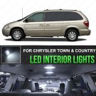 10x 6000K Car LED Light Interior Package Kit For 2001-2007 Chrysler Town Country
