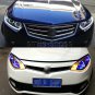 2x White Amber Flexible Trim LED Strip Tube Turn Signal Light Guide Lamp 30CM
