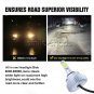 9005 9040 80W 8000LM COB LED High Beam Headlight Conversion Kit 6000K White Bulb