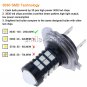 2x H7 10000K Blue 3030 30 SMD LED For Car Fog Driving Light Lamp Bulbs 3000LM