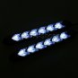 6-LED Sequential Flasher Turn Signal Light Amber White Switchback Arrow Strip