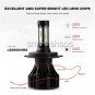 H4 9003 HB2 LED Headlight Bulb Conversion Kit Hi/Low Beam 6000K 243000LM 1620W