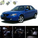 9pcs Xenon White Interior LED Light Packege Kit Deal For Mazda Protege 1999-2003
