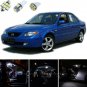 9pcs Xenon White Interior LED Light Packege Kit Deal For Mazda Protege 1999-2003