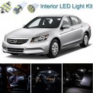 14pcs Xenon White Interior LED Light Package Kit Deal For Honda Accord 2003-2012